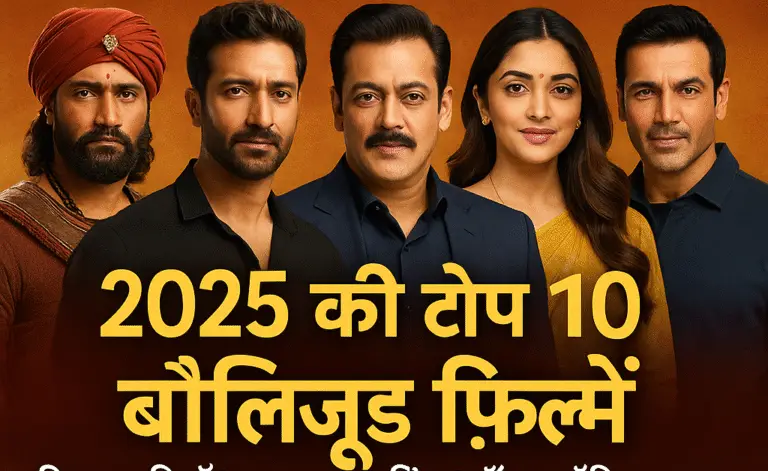 2025 की टॉप 10 बॉलीवुड फ़िल्में: बेहतरीन कहानियाँ, दमदार अभिनय और रिकॉर्ड तोड़ कमाई